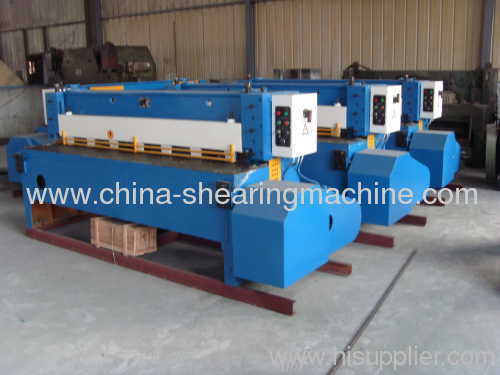 guillotine shearing machine for thin steel sheet