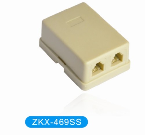 Duplex socket RJ11 adapter