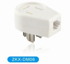 Danish male and female adapter