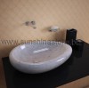 Carrara white marble sink