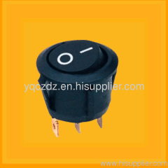 3 pins on-off round rocker switch