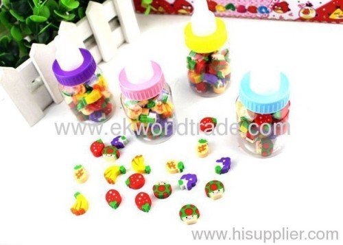 fruit style eraser, rubber,novelty rubber