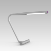 6W Captivating LED Table Lamp. Grey and Black