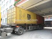 loaded container
