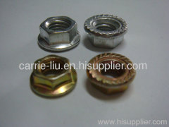 hex flange nuts din