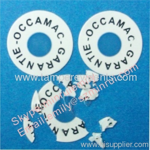 Round Security Tamper Evindent Labels