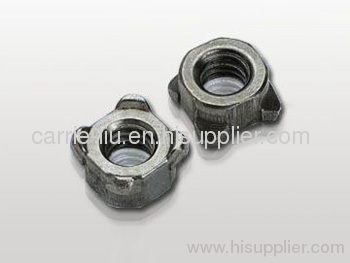 Square weld nuts din