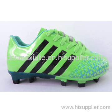 Customized Outdoor Soccer Cleats/Football Shoes With PU Upper/TPU Outsole