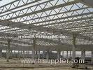 X Brace Prefabricated Steel Structures , Single Slope Steel Building