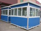 Prefabricated Steel Houses with PVC Sliding Windows , Water Proof House