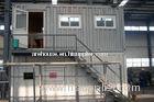 Flat Pack Steel Storage Container Houses , Waterproof Storage Containers