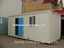 Galvanized Sheet Metal Storage Container Houses , PVC Window