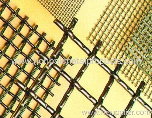 stainless steel crimped square wire mesh