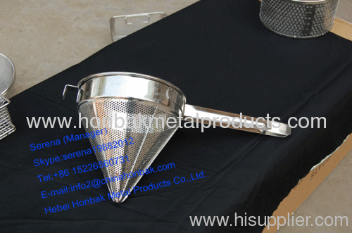 stainless steel cone strainer