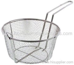 fry basket round wire