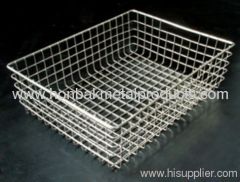 Stainless steel Wire mesh washing basket