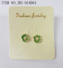 Fashion earring with colorful crystals