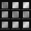 Galvanized perforated metal sheet