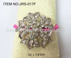 Fashion hair ornament with colorful crystals and painting