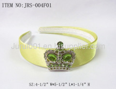 Fashion hair ornament with colorful crystals and painting