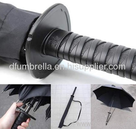 Samurai sword striaght umbrella