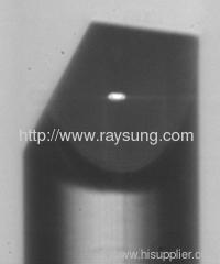 angled cylindrical lens fiber