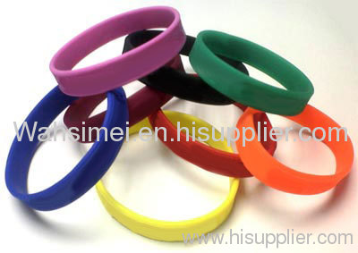 Custom Promotional gift Slicone Bracelet with printed logo