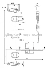 Truck Parts Door Locking Gear System Spare Parts for Commercial Vehicles