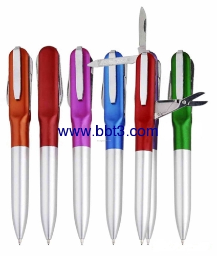 Promotion ballpoint pen with function tools