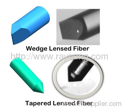 lensed fiber tapered lensed fiber