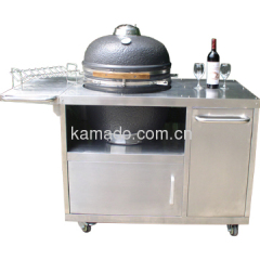 Luxurious Kamado BBQ Grills with stainless table