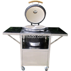 21inch luxury kamado with Cradle