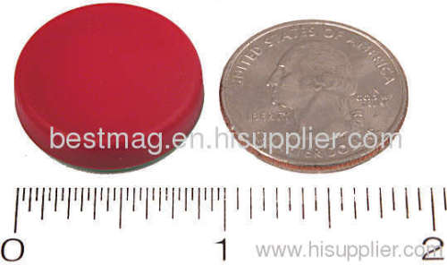 Neodymium Disc Magnets Plastic Coated