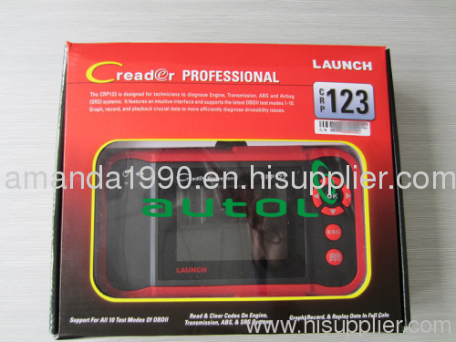 2013 Newest LAUNCH Creader Professional CRP123 Auto Code Reader CRP 123 100% Original Update