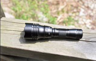 Whole black cool TR-QS106CREE waterproof flashlight