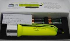 Fluorescent AAA 3 Function Waterproof flashlight