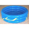 3 rings blue inflatable kid swim pool