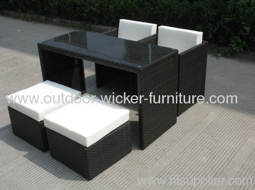 Patio wicker Stephanie 2 Seater dining sets