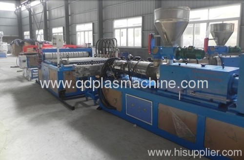 PVC roofing corrugated sheet tiles extrusion machine