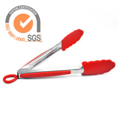 silicone kitchen food tongs with FDA certification