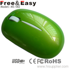 OEM logo printing USB driver slim wired mouse