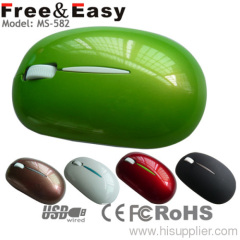 OEM logo printing USB driver slim wired mouse