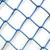 BWG18 blue chain link mesh , 2.4&quot; , 3&quot; , Plastic Coated Iron