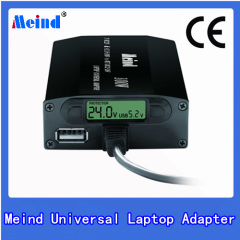 Meind Universal Laptop Adapter 100W with LCD voltage display