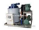 Flake Ice Maker Machine For Chemical Paint , R507 8000KG/D