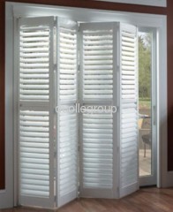 Solid Wood Folding Louver Doors