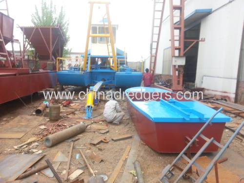 China high efficiency gold dredge boat