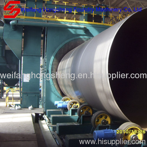 steel pipe shot blasting machine