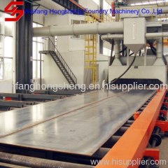 steel plate shot cleaning machine