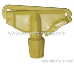 Plastic mop clip gripper